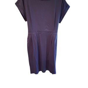 Elegant Purple Midi Dress Size XL